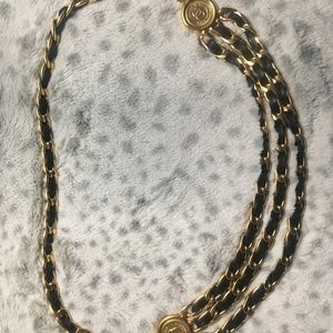 Vintage 28 inch Chanel Belt and Stunning Necklace!
